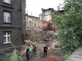 Lipiny: Burzenie kamienicy przy Barlickiego rozpoczęło się we wtorek