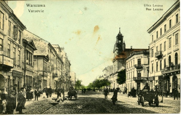 Ulica Leszno (przed 1915 r.)
