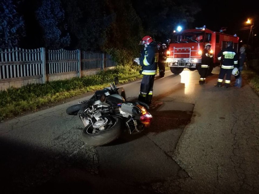 Wypadek motocyklisty w Kalei [FOTO]