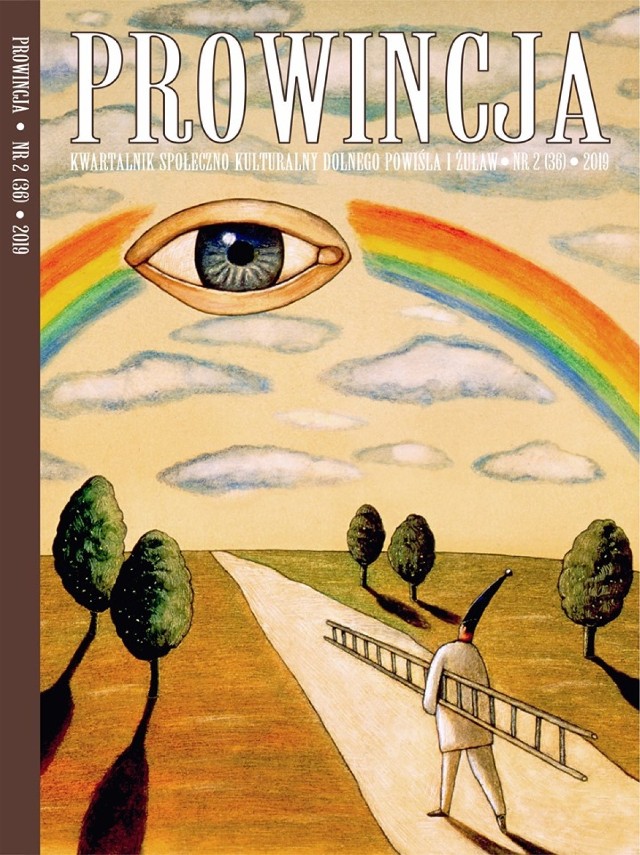 Okładka najnowszego numeru "Prowincji", autorstwa - jak zawsze - Mariusza Stawarskiego