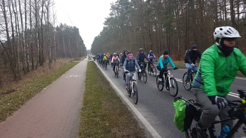 Na rowerach w Nowy Rok, czyli rajd nad Świdwie [ZDJĘCIA]