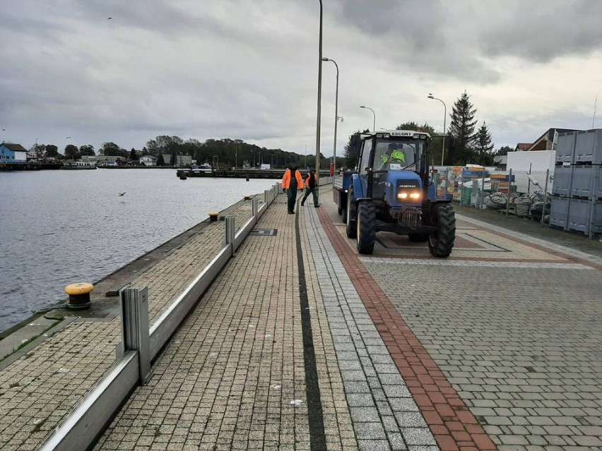 Darłowo: Zapory mają ochronić przed zalaniem [ZDJĘCIA]