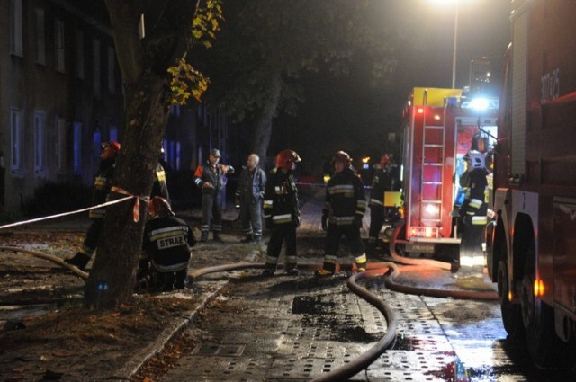 Pożar kamienicy przy ul. Żelaznej w Poznaniu