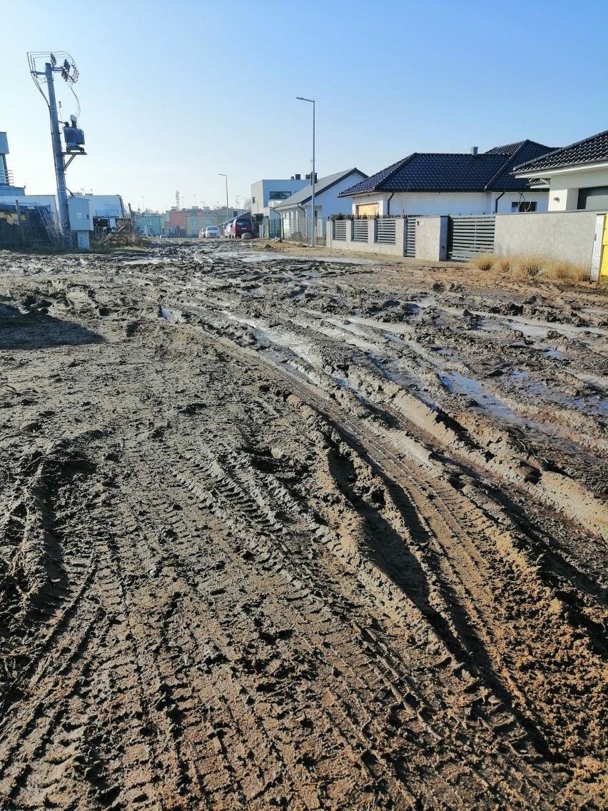 Mieszkańcy i mieszkanki osiedla domków jednorodzinnych w...