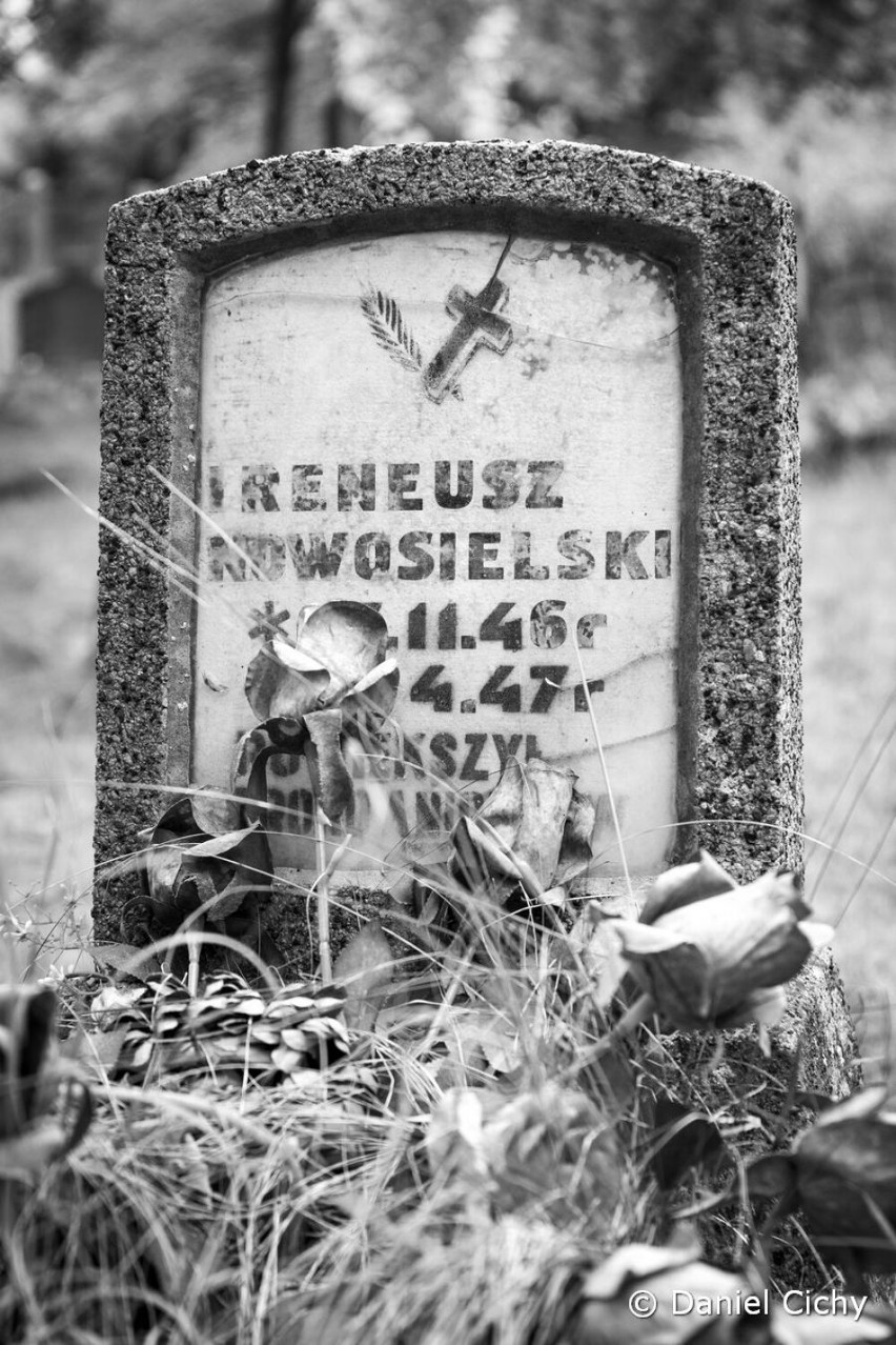 Tablice nagrobkowe na starych cmentarzach w Pile. Czas ich nie oszczędził - na wielu zatarły się imiona i nazwiska zmarłych 