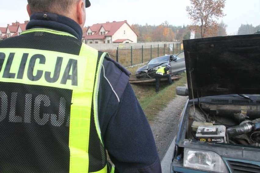 Kolizja w Brzezinach pod Kielcami