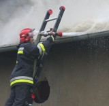 Pożar kamienicy przy Krakowskim Przedmieściu