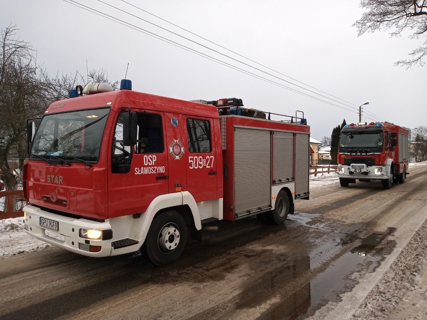 Kolejne spalone auto w gminie Krokowa - 18 stcyznia 2021