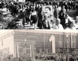 1-majowe pochody w Oświęcimiu i Kętach w czasach PRL-u. Święto Pracy obchodzono z wielką pompą [ZDJĘCIA ARCHIWALNE]
