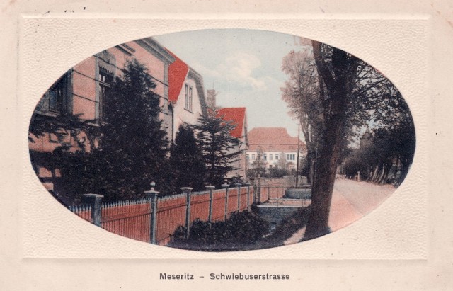 Dawna ulica Świebodzińska w czasach pierwszej wojny światowej.