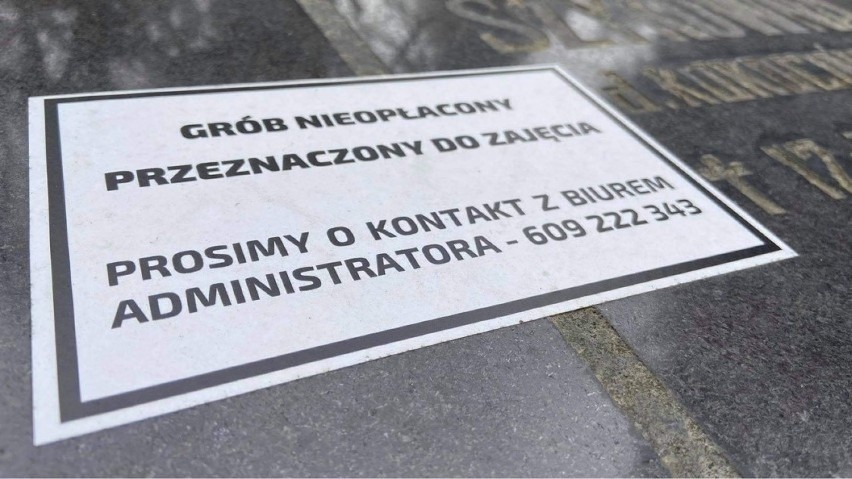 Zarządca gorzowskiego cmentarza znów przypomina o opłatach...