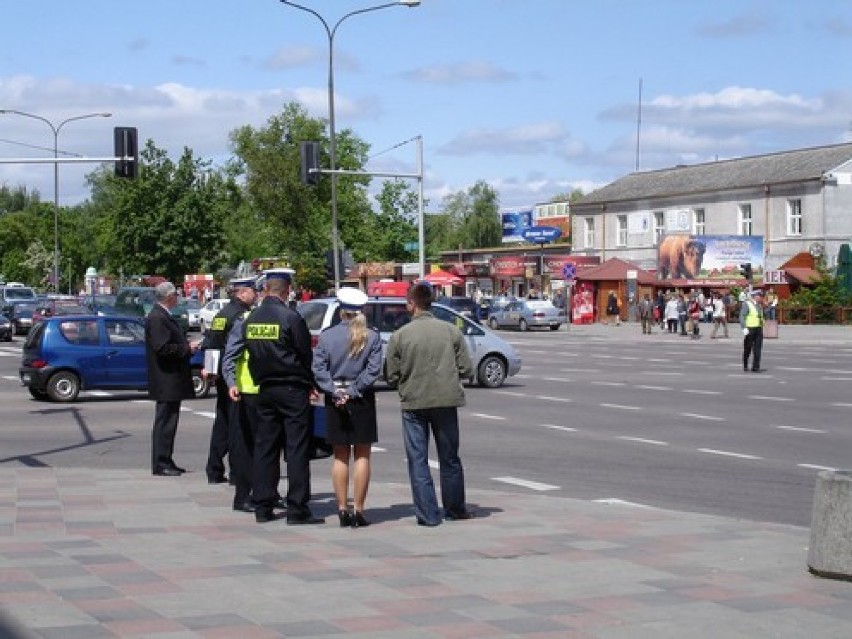 Komisja zawodów kierowania ruchem drogowym w Białymstoku -...