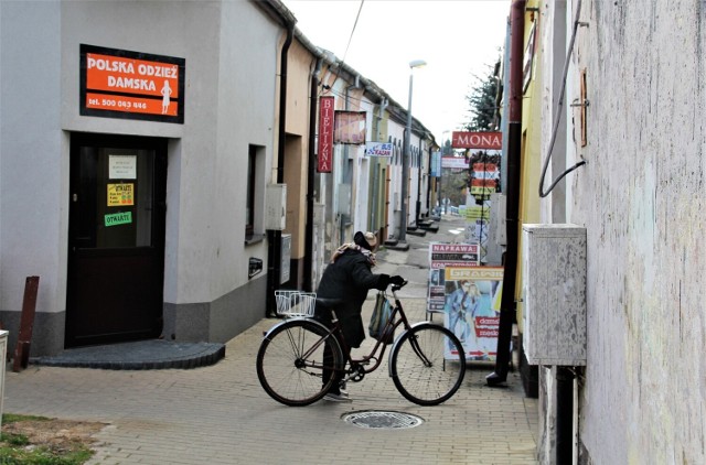 Na zdjęciu jedna uliczek w centrum Hrubieszowa