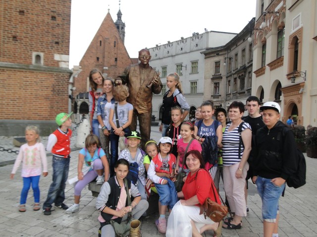 W ramach akcji "Lato w mieście" rogoźnickie dzieci odwiedziły Kraków