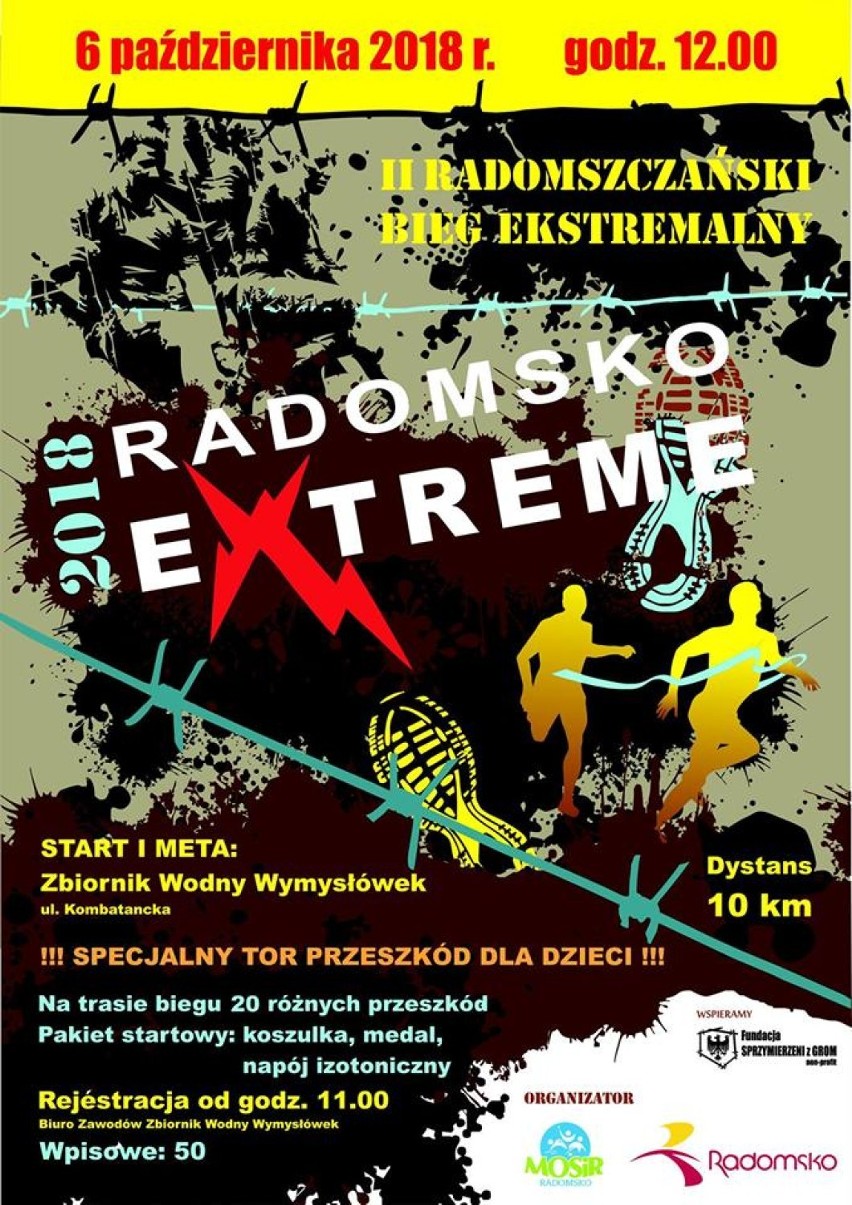 II Radomszczański Bieg Ekstremalny "Radomsko Extreme" już w październiku