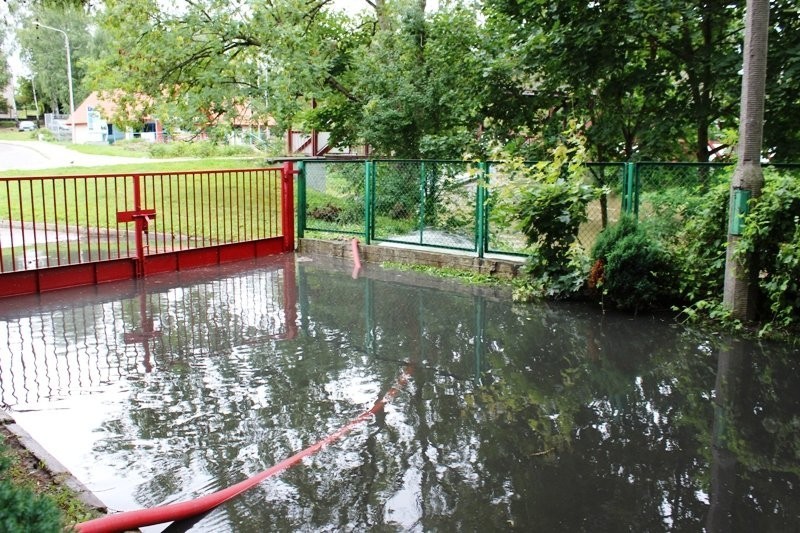 Gwałtowna burza nad Braniewem. Zobacz jej skutki [Zdjęcia]