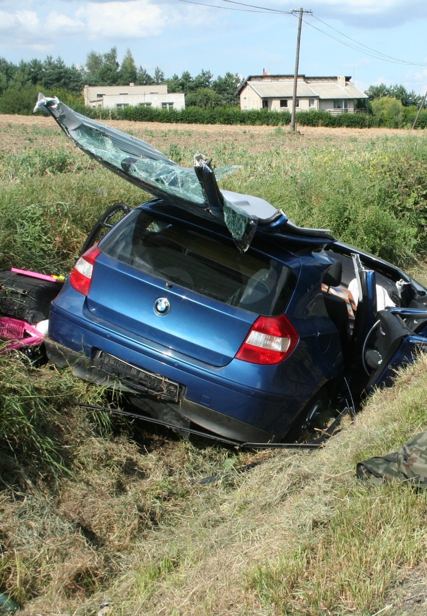 Wypadek pod Żninem. Dwie osoby nie żyją