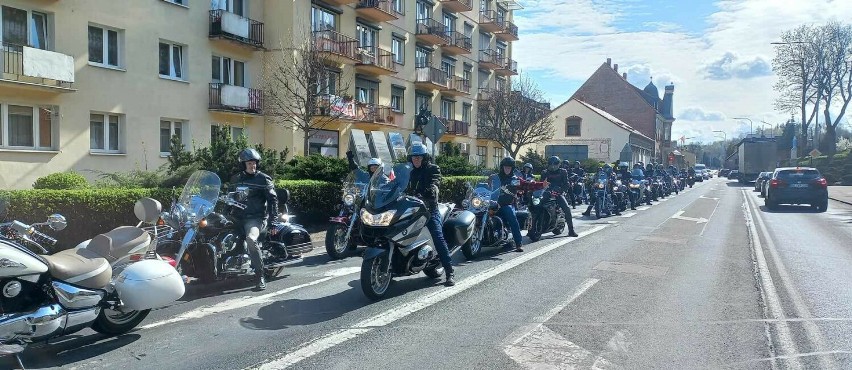 Grupa Motocyklowa Motór Budzyń na otwarciu sezony w Pile 