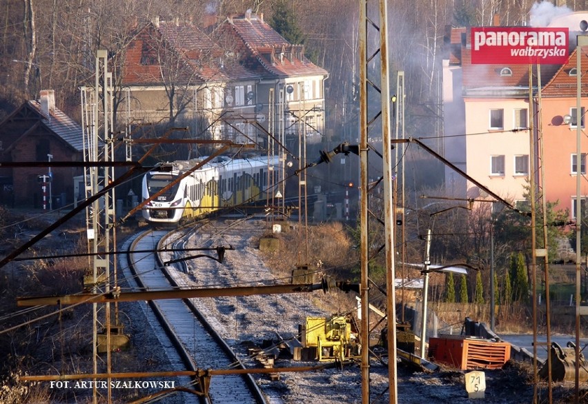 Trwa budowa przystanku kolejowego Wałbrzych Centrum