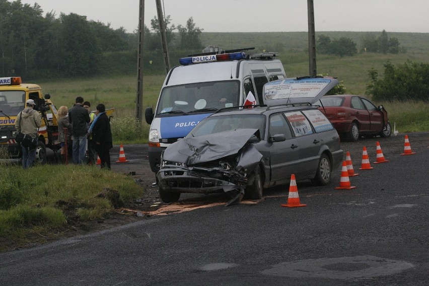 Legnica: Wypadek na drodze do Kościelca (ZDJĘCIA)