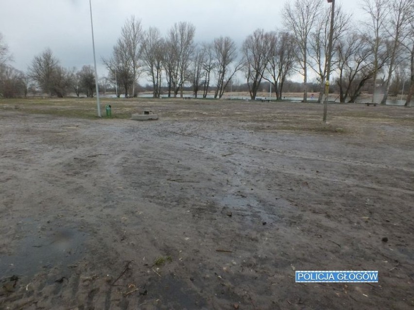 Głogów: To 18-latek zniszczył plac festynowy nad Odrą. Został zatrzymany i usłyszał zarzuty