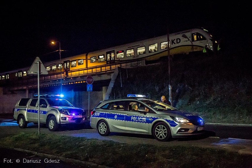 Wałbrzych: Wypadek na torach, okolice wiaduktu przy ulicy Wrocławskiej [ZDJĘCIA]