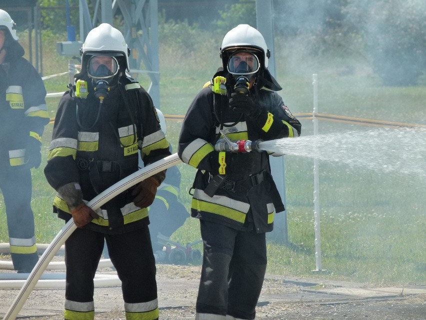 Służby ratownicze ćwiczyły gaszenie pożaru [ZDJĘCIA]