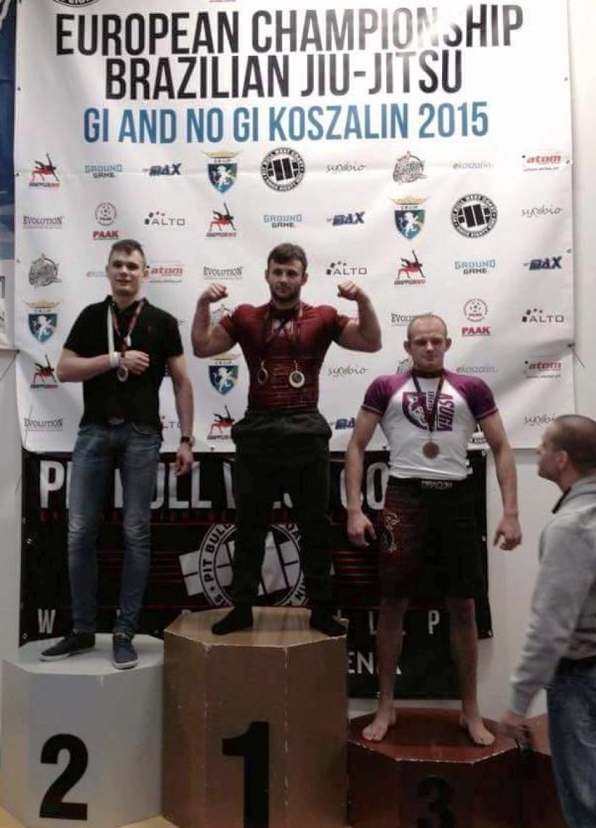 Czterech gorzowian wróciło z medalami z I Mistrzostw Europy w Brazylijskim Jiu Jitsu 