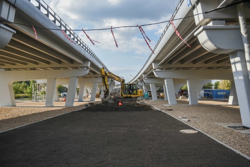 Estakada katowicka już na ukończeniu - wrzesień 2017 r.