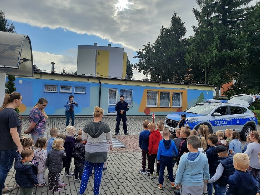 Policjanci w przedszkolu w Sztumie