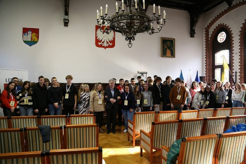 Uczniowie z Hiszpanii i Portugalii odwiedzili Lębork