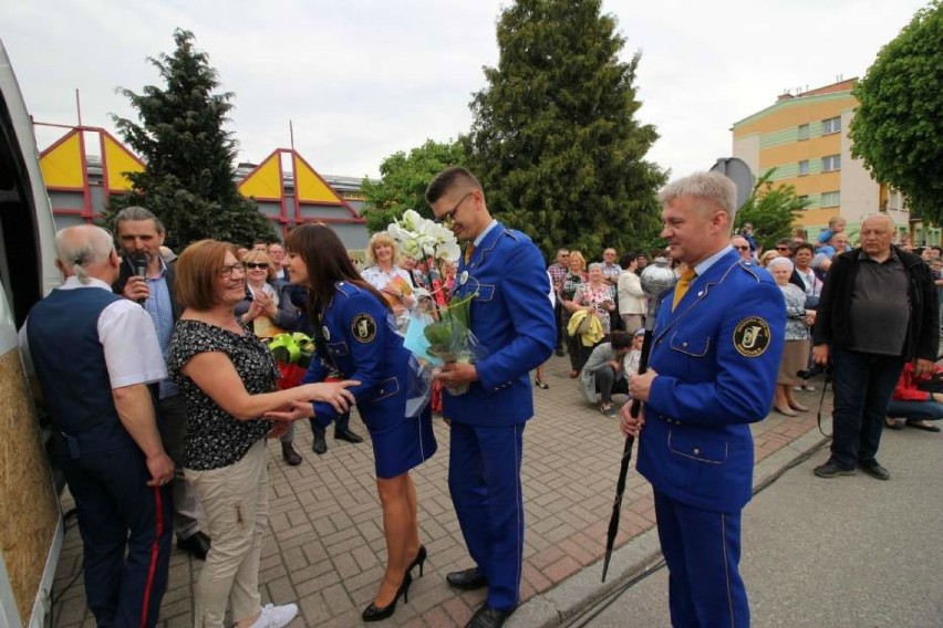 Mażoretki Orkiestry Dętej OSP Iwanowice najlepsze w Sławnie