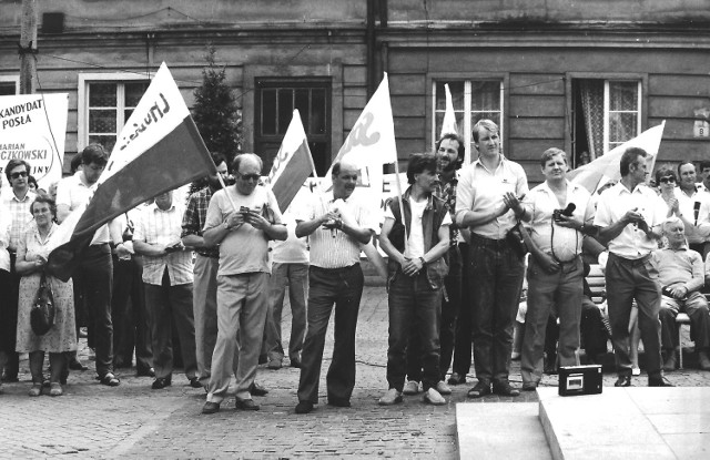 Zdjęcia z historii NSZZ "Solidarność" w Grudziądzu