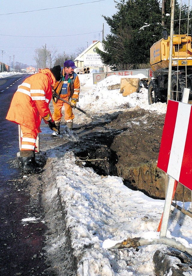 Roboty przy ul. Pabianickiej to jeden z etapów inwestycji