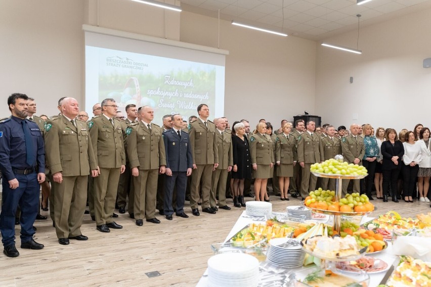 Spotkanie wielkanocne w komendzie Bieszczadzkiego Oddziału...