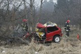 Wypadek w Strzegomianach 9 kwietnia 2013 (ZDJĘCIA)