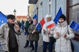 Szamotuły. "Chcemy Polski europejskiej". Na Rynku odbył się marsz w obronie dalszej obecności Polski w Unii Europejskiej 