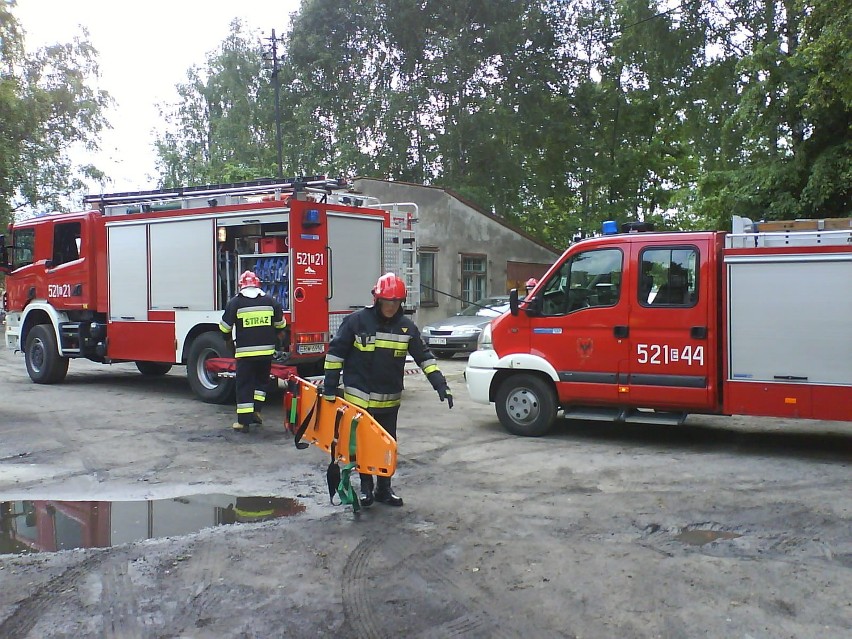 Ewakuacja pacjentów z rawskiego szpitala. Symulacja wydarzeń