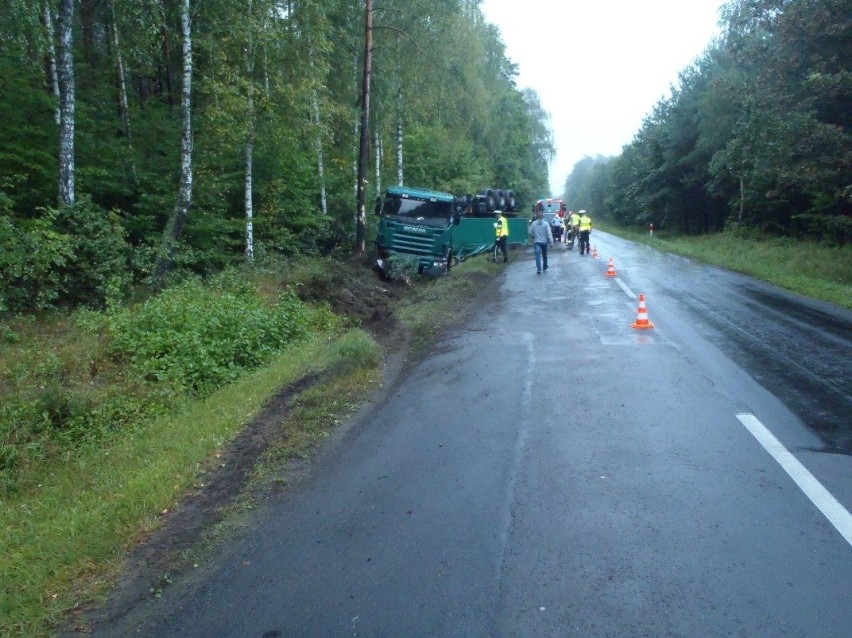 Wypadek na trasie Górzna- Jastrowie