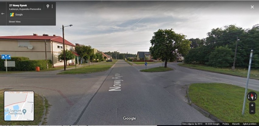 Tak wygląda Łabiszyn na zdjęciach Google Street View, które...