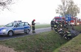 Bojanowo: Stracił panowanie nad autem i wylądował w rowie
