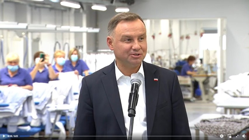 Prezydent Andrzej Duda z wizytą w Gnieźnie. Odwiedził Polanex