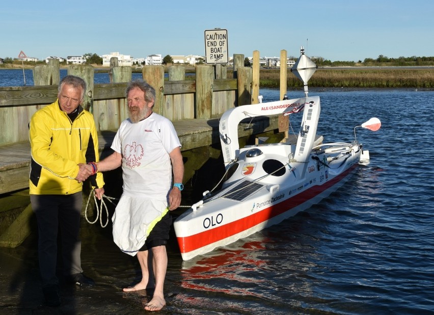 Aleksander Doba walczy z Oceanem Atlantyckim. Zobaczcie...