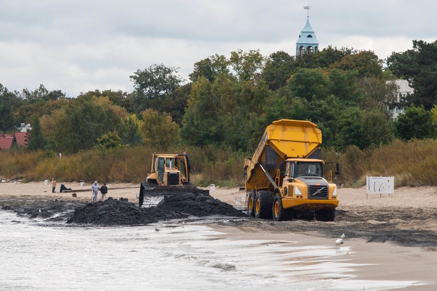 Tak, jak w poprzednim etapie  do umacniania plaży...