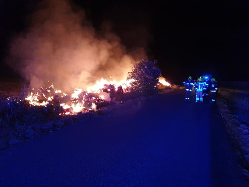 Pożar w powiecie włocławskim. 4 zastępy straży pożarnej w akcji [zdjęcia]