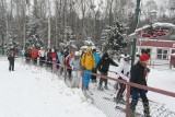 Tłumy narciarzy na Malince