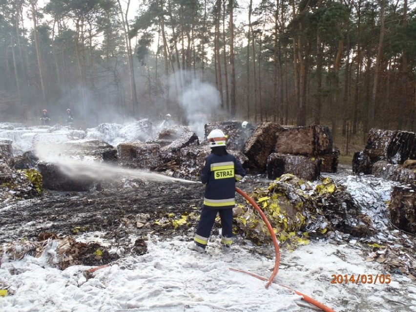 Pożar w Piaskach spowodował jeden z pracowników firmy.