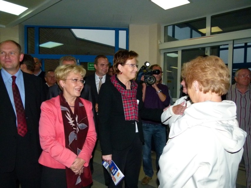 Minister zdrowia Ewa Kopacz odwiedziła szpital w Radomsku [ZDJĘCIA+FILM]