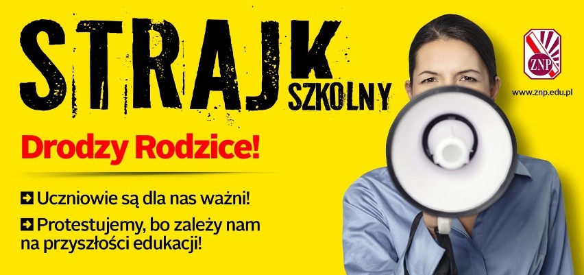 Strajk nauczycieli. Nasi nauczyciele również protestują