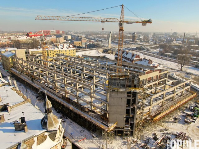 Centrum przesiadkowe Opole Główne. Przez kilka miesięcy na budowie mają być prowadzone hałaśliwe prace